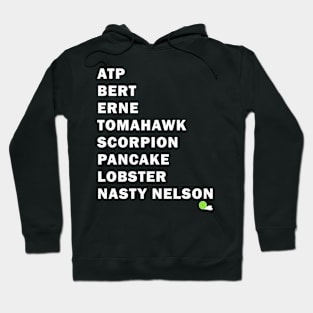 Pickleball Shot List Hoodie